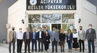 Rektör Kutluhan Acıpayam’da Temaslarda Bulundu