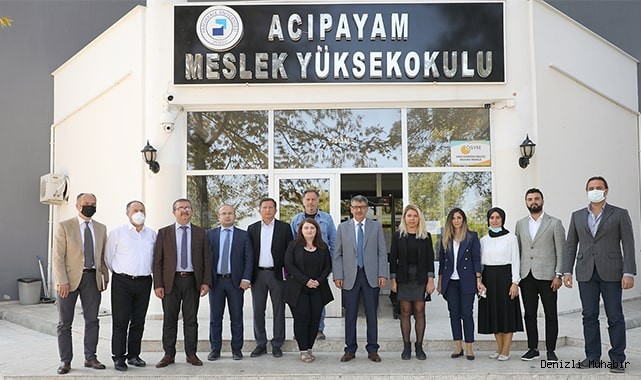 Rektör Kutluhan Acıpayam’da Temaslarda Bulundu