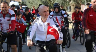 Sarayköy’de pedallar Cumhuriyet için çevrildi