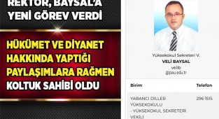 Sekreter Veli Baysal'ın bu paylaşımları çok tartışılır