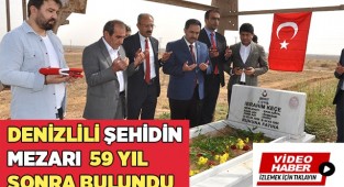 Sınırda 59 yıl sonra bulunan şehidin mezarı onarıldı
