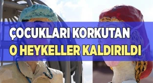 Sosyal medyada çok tartışılan sağlıkçı heykelleri kaldırıldı!