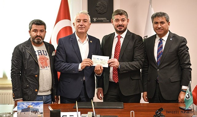 Teoman Sancar'dan Denizlispor'a 10 bin lira bağış