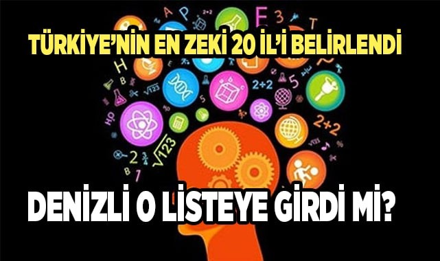 Türkiye'nin en zeki 20 il'i belli oldu