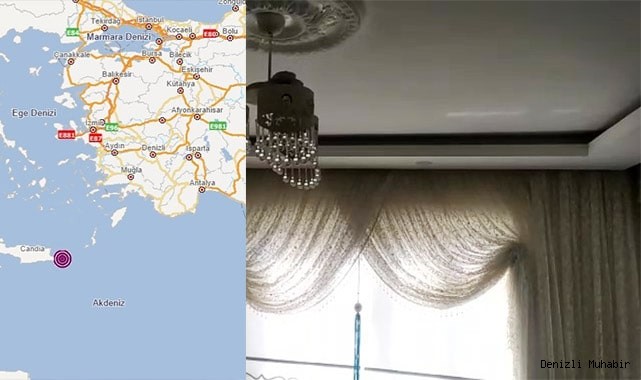 Yunanistan'daki deprem Denizli'de de hissedildi