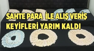 3 şüpheliden binlerce liralık sahte para çıktı