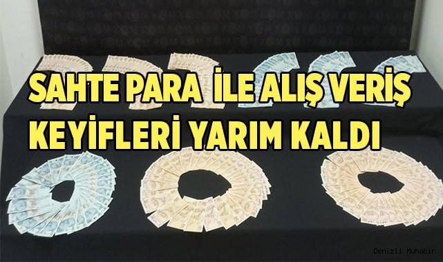 3 şüpheliden binlerce liralık sahte para çıktı