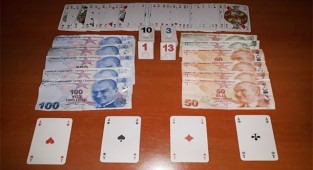 4 farklı adreste kumar oynayan 43 kişiye 52 bin TL ceza