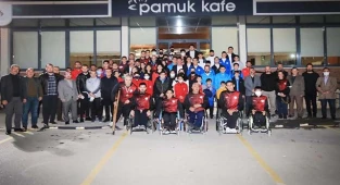 BAŞKAN ÖRKİ PAMUKKALE BELEDİYESPOR AİLESİNİ AĞIRLADI