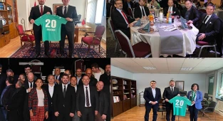 Başkan Uz Almanya’da ziyaretlerini sürdürdü