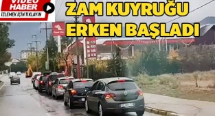 Benzin kuyrukları yine oluştu