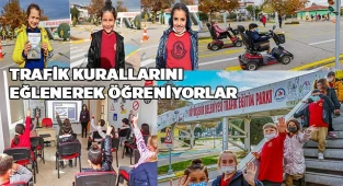 Büyükşehir çocuklara trafik eğitimi vermeyi sürdürüyor