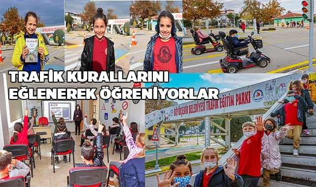 Büyükşehir çocuklara trafik eğitimi vermeyi sürdürüyor