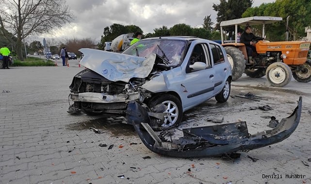 Denizli'de 1 haftada 182 trafik kazası meydana geldi