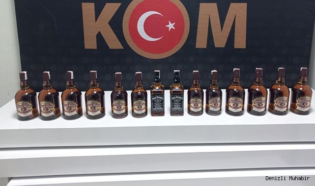 Denizli’de alkol kaçakçılarına 3 ayrı operasyon: 3 gözaltı