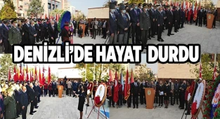 Denizli’de hayat 2 dakikalığına durdu