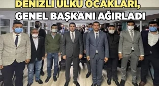 DENİZLİ ÜLKÜ OCAKLARI,  GENEL BAŞKANI AĞIRLADI