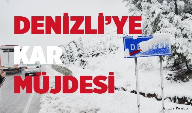 Denizli’ye Kar Geliyor!
