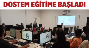 DOSTEM eğitime başladı
