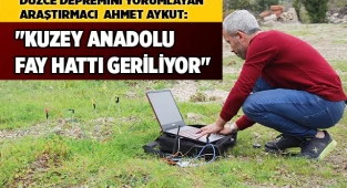 Düzce depremini yorumlayan araştırmacı, yine Doğu Anadolu'yu işaret etti
