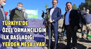 “FİDAN DİKMEKTEN DAHA DA ÖNEMLİSİ ORMANA BAKMAKTIR”