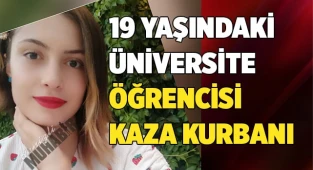 Genç kız kaza kurbanı oldu