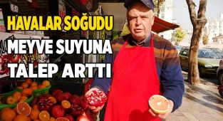 Havalar soğudu meyve suyuna talep arttı