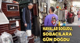 Havalar soğudu, vatandaş sobacıların yolunu tuttu