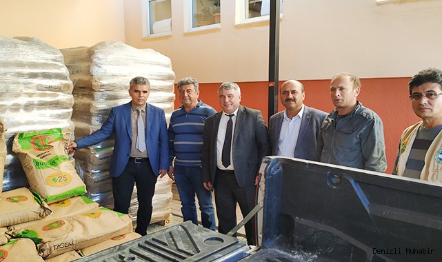 Hububat üreticilerine buğday tohumu dağıtıldı