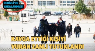 Kavga ettiği kişiyi av tüfeğiyle vuran şüpheli tutuklandı