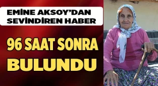 Kayıp kadından sevindiren haber