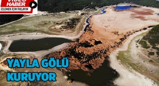 Kuş cenneti Yayla Gölü kuruma noktasına geldi