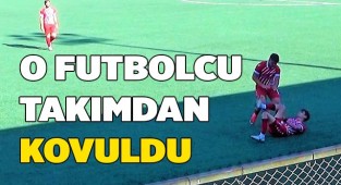 O futbolcu takımdan kovuldu