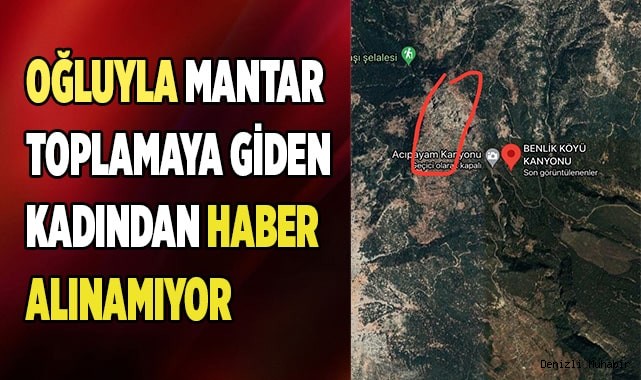 Oğluyla mantar toplamaya giden kadından haber alınamıyor
