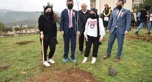 Öğretmenler anısına hatıra ormanı oluşturuldu