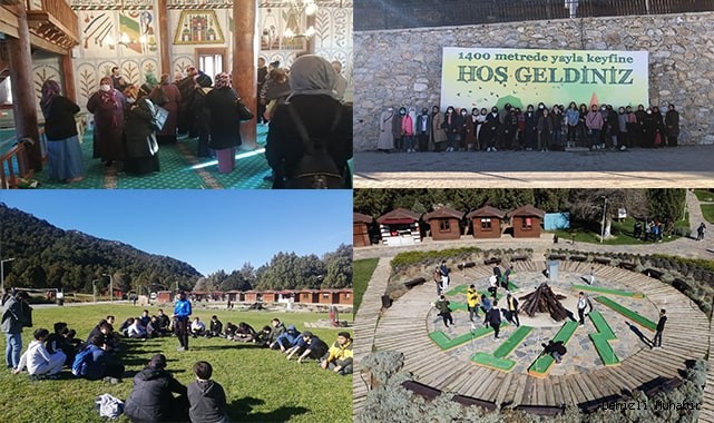 ÖNDER gençlerin bu haftaki etkinlik alanı Bağbaşı Yaylası oldu