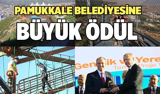 PAMUKKALE BELEDİYESİNE BÜYÜK ÖDÜL