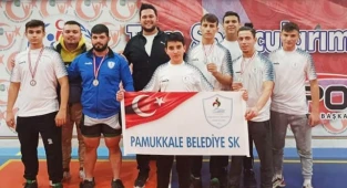 Pamukkale Belediyespor, turnuvadan 4 madalya ile döndü