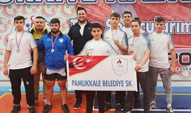 Pamukkale Belediyespor, turnuvadan 4 madalya ile döndü