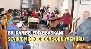 Şevik’e miniklerden soru yağmuru