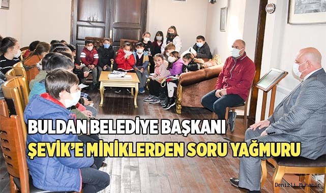 Şevik’e miniklerden soru yağmuru