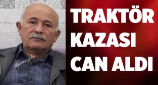 Traktör can aldı