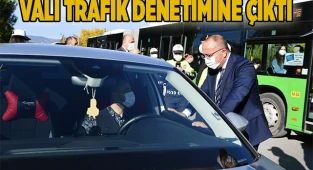 Vali Trafik denetimine çıktı