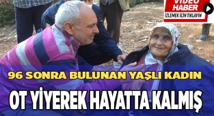 Yaşlı kadın böyle bulundu