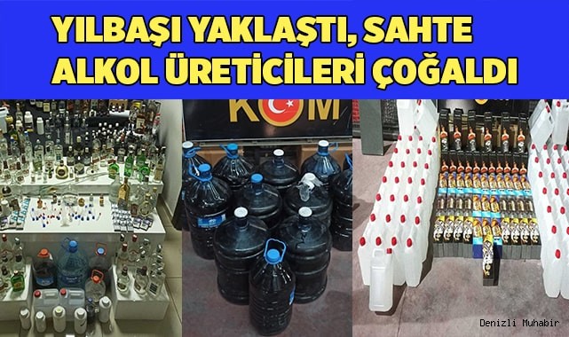 Yılbaşı yaklaştı, sahte alkol üreticileri çoğaldı
