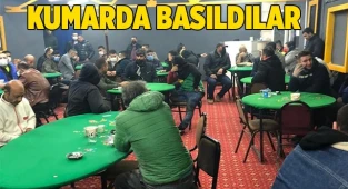 26 kişi kumar oynarken basıldı