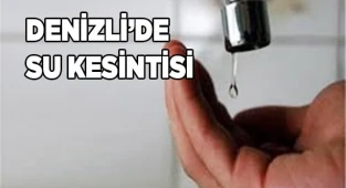 3 ilçede su kesintisi