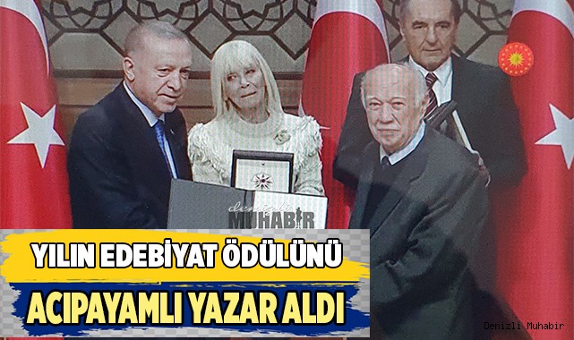 Acıpayamlı yazar Gürbüz Azak, yılın edebiyat ödülünü aldı