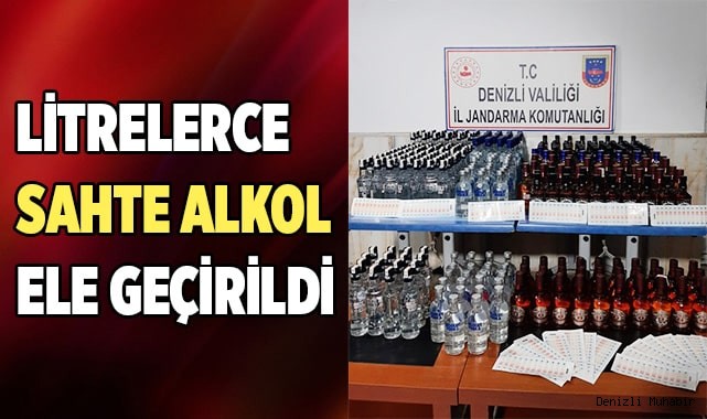 Araçlardan litrelerce sahte alkol çıktı
