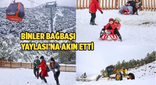 BİNLER BAĞBAŞI YAYLASI’NA AKIN ETTİ